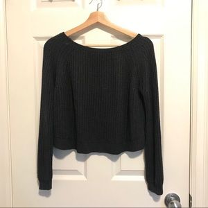 Brandy Melville Tops - BRANDY MELVILLE Navy Knit Sweater Brandy Melville Tops - BRANDY MELVILLE Navy Knit Sweater